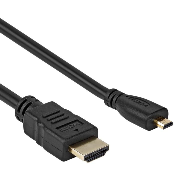 Micro HDMI Kabel - 1.4 HighSpeed - Allteq