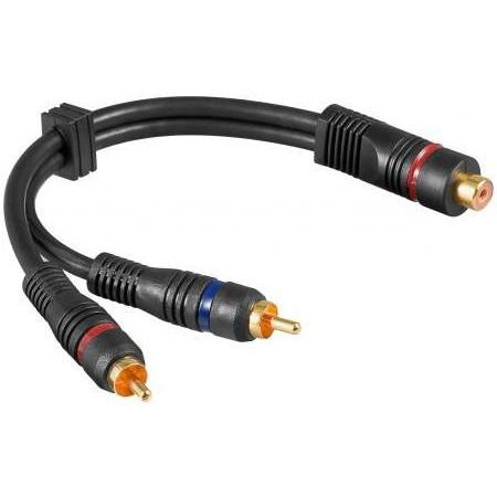 Tulp splitter audio kabel - Goobay