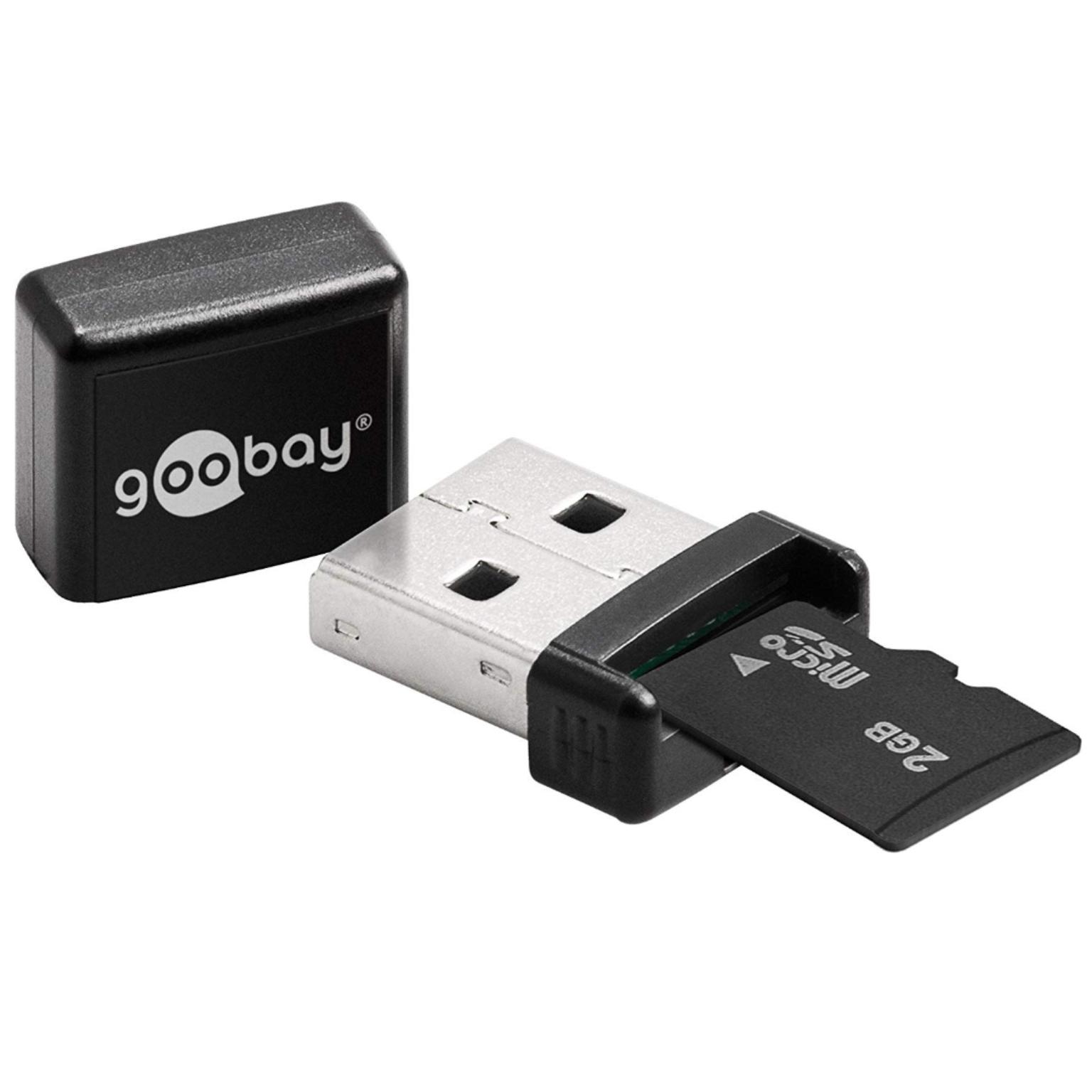 USB 2.0 Micro SD kaartlezer - Goobay