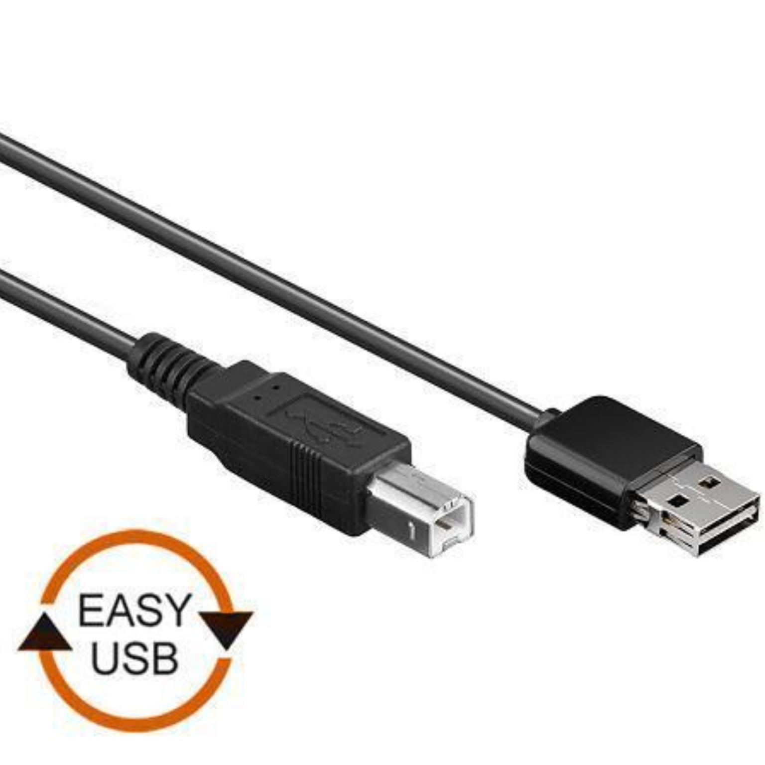 USB-B datakabel - 1 meter - Goobay