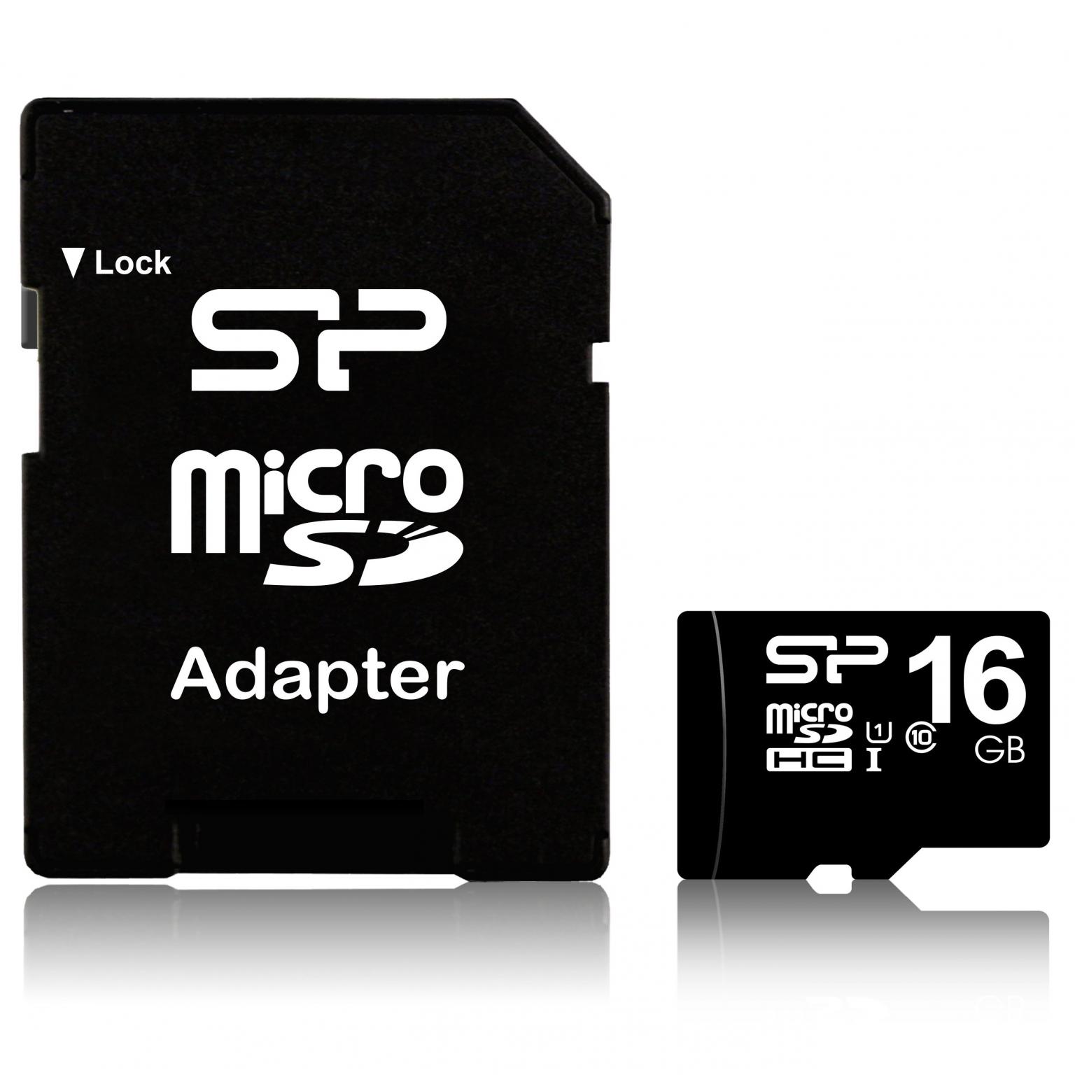 Micro SDHC geheugenkaart - 16 GB - Silicon Power