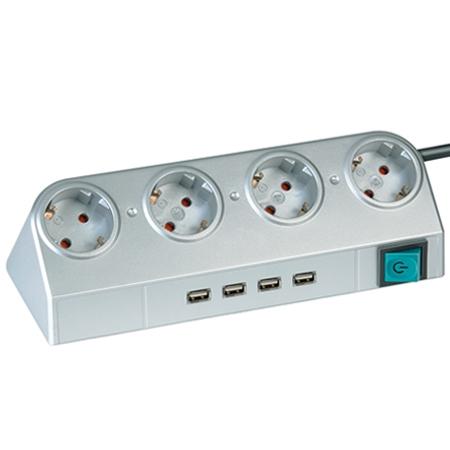 Stekkerdoos met USB Afbeelding