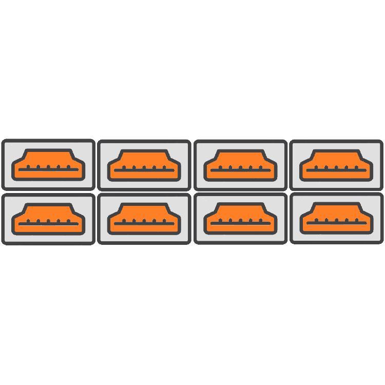 8 poorts HDMI switch Afbeelding