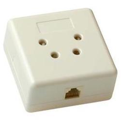 RJ11 wandcontactdoos Afbeelding