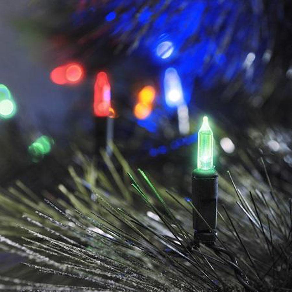 Éclairage de l'arbre de Noël Image