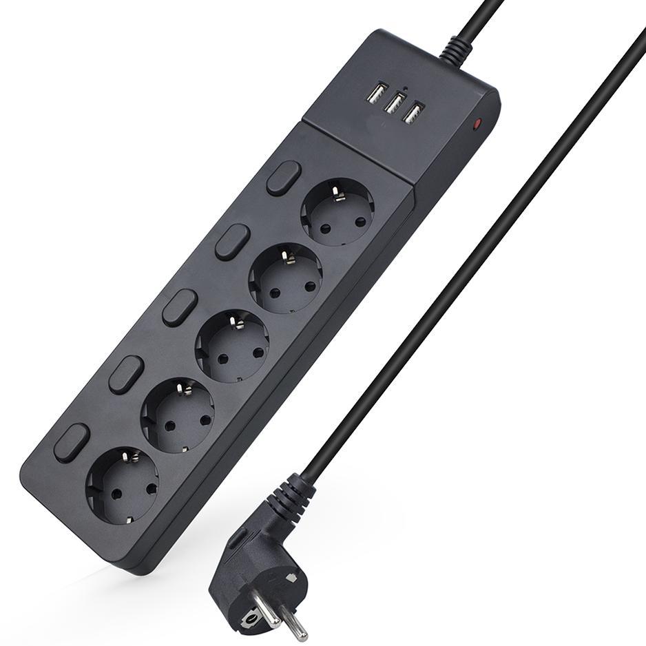 Stekkerdoos met USB Afbeelding