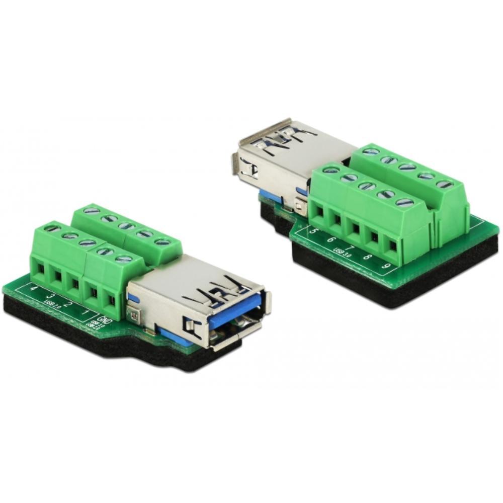 USB naar klemmenblok verloopstekker Afbeelding