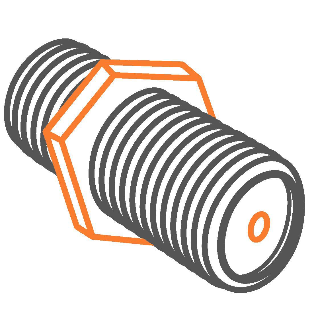 pièce d'accouplement du connecteur F Image