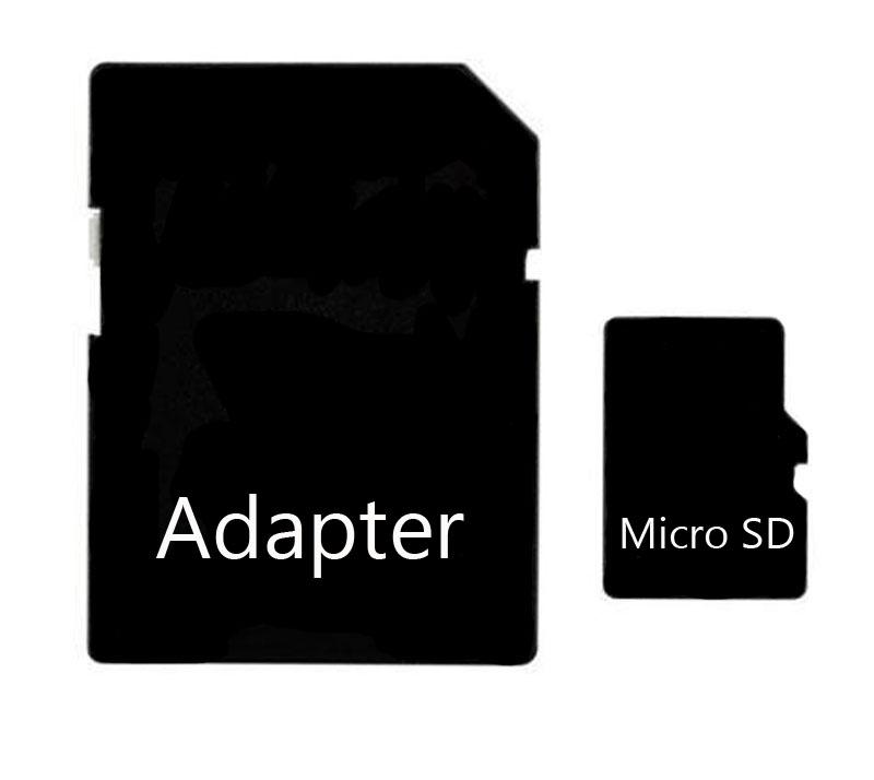 Micro SD kaart + adapter Afbeelding