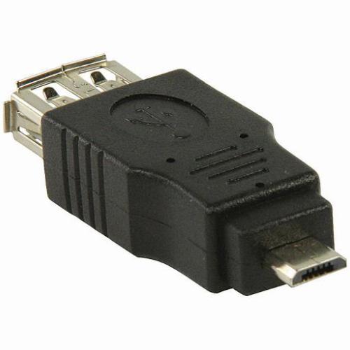 Micro USB - USB A Verloopstekker - Nedis