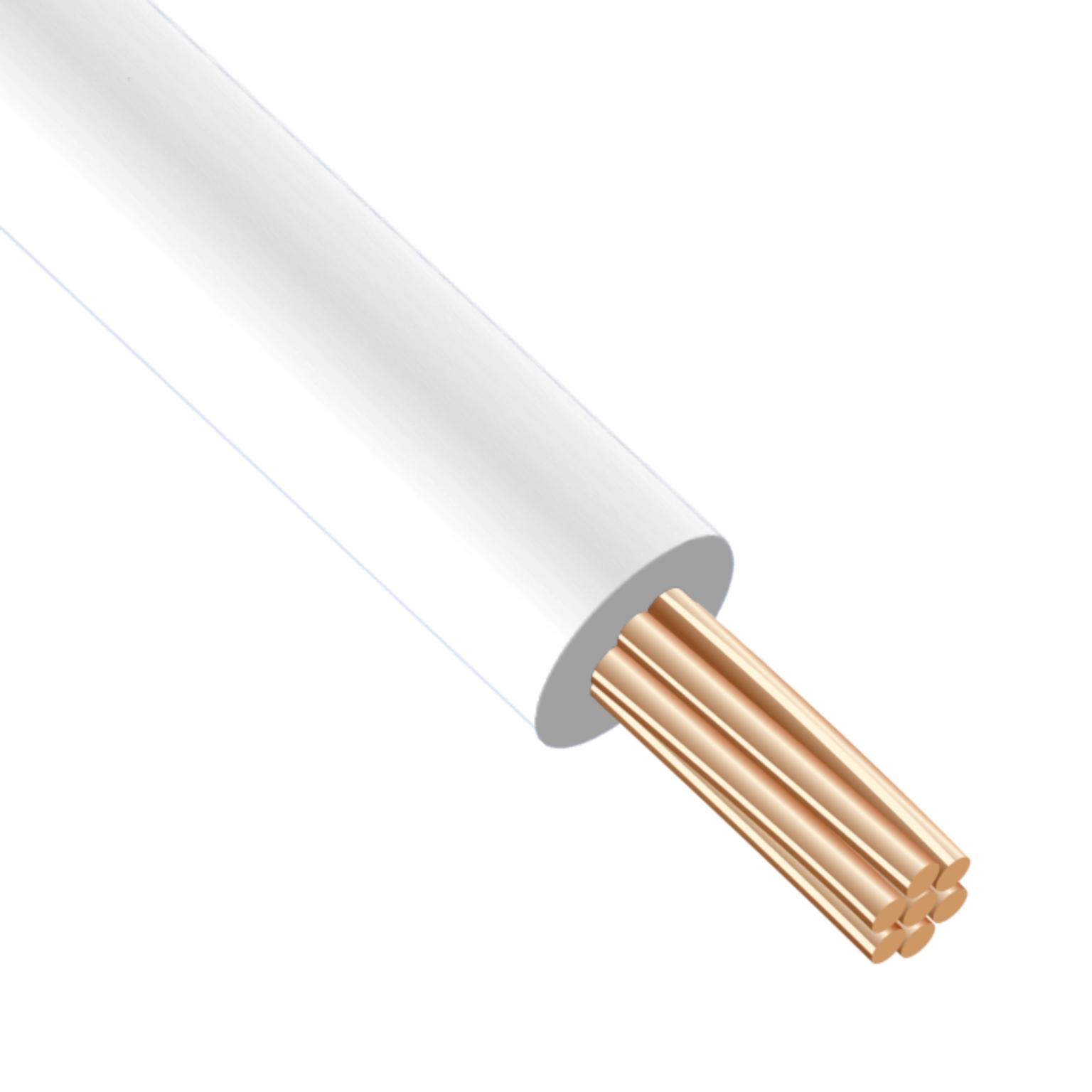 Flexibele kern - 100 meter - Wit - Velleman