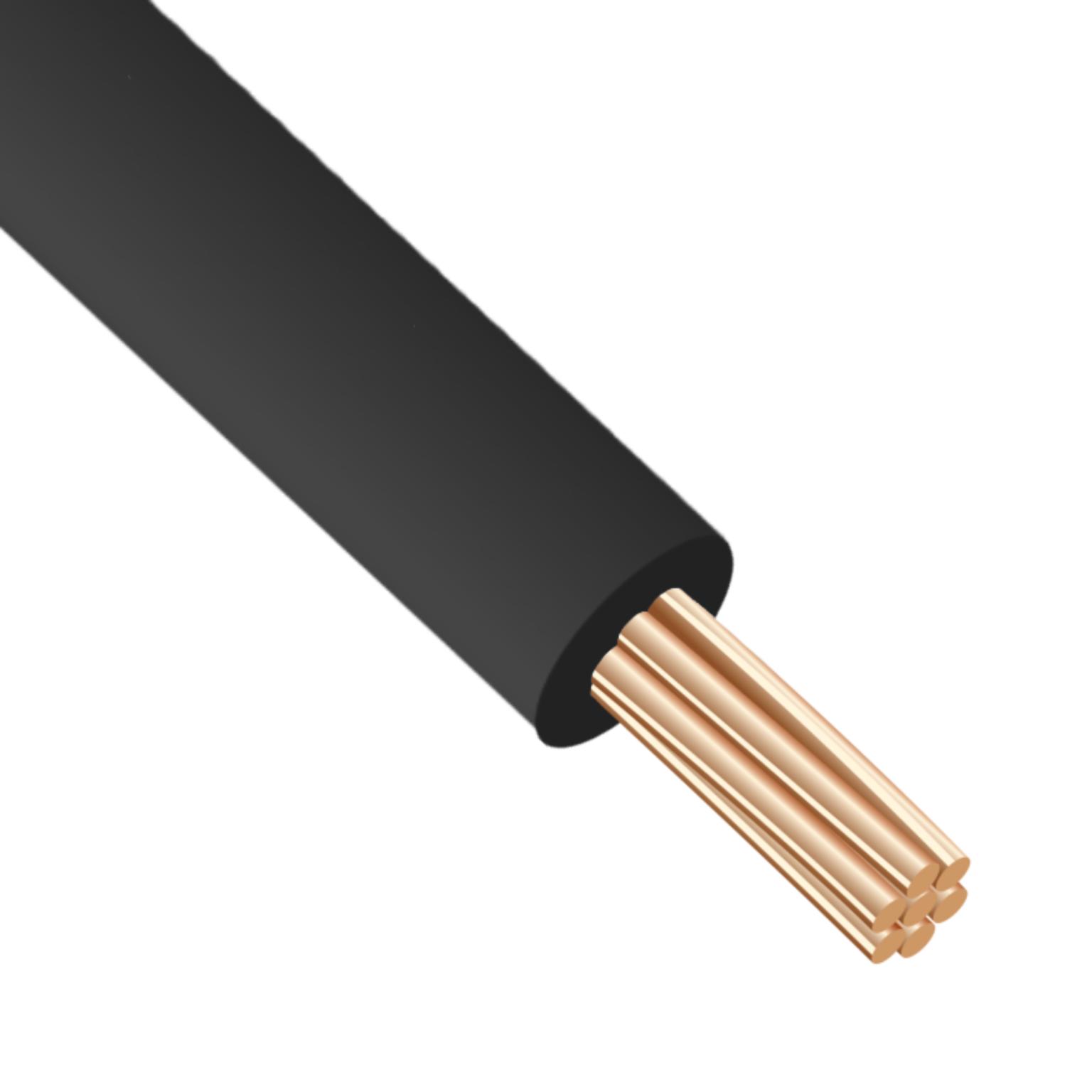 Câble de démarrage section 25 mm² Ø 5 mm de gaine cuivre couleur