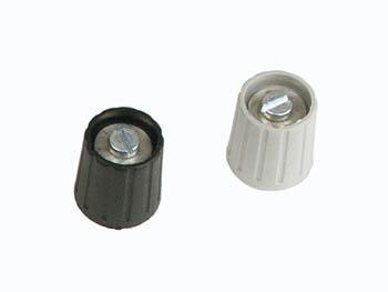 APPARAATKNOOP (grijs 15 mm/6 mm) - HQ Products