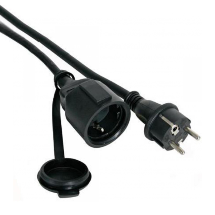 Verlengkabel buiten ip44 - Rubber