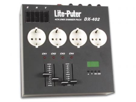 4 KANAALS DMX DIMMERPACK - Lite-Puter