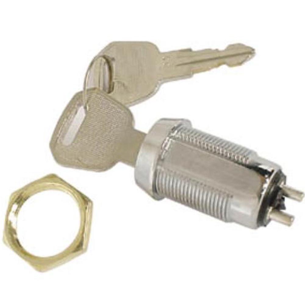 Sleutelschakelaar SPDT ON–ON – 2A / 250V – paneelmontage