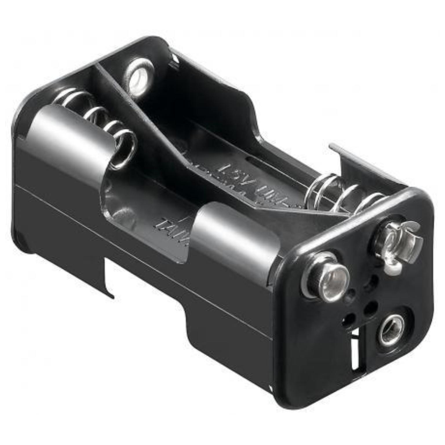 4x AA batterij houder