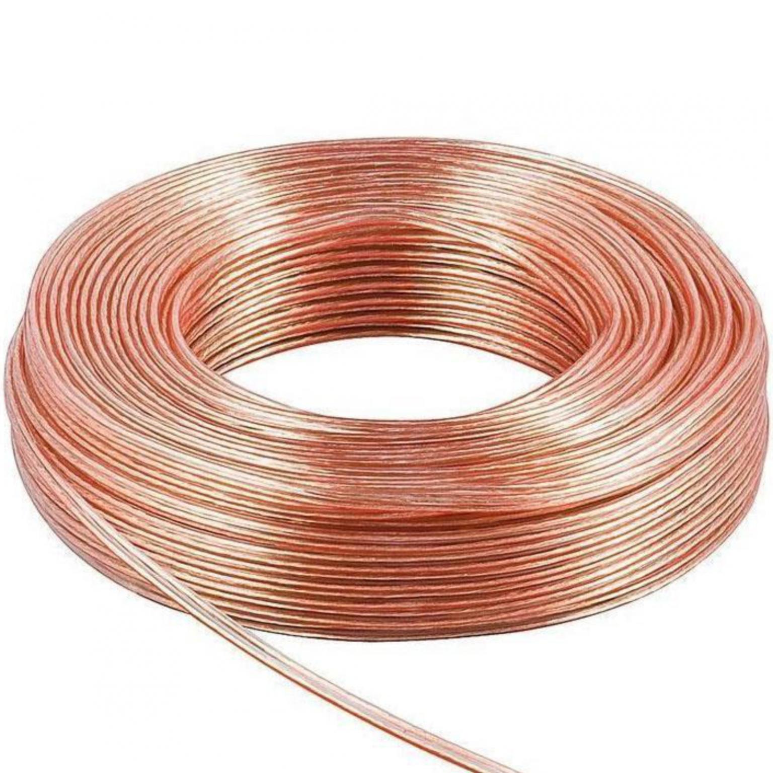 Luidspreker kabel - 25 meter op rol - 1.5 mm² - Allteq
