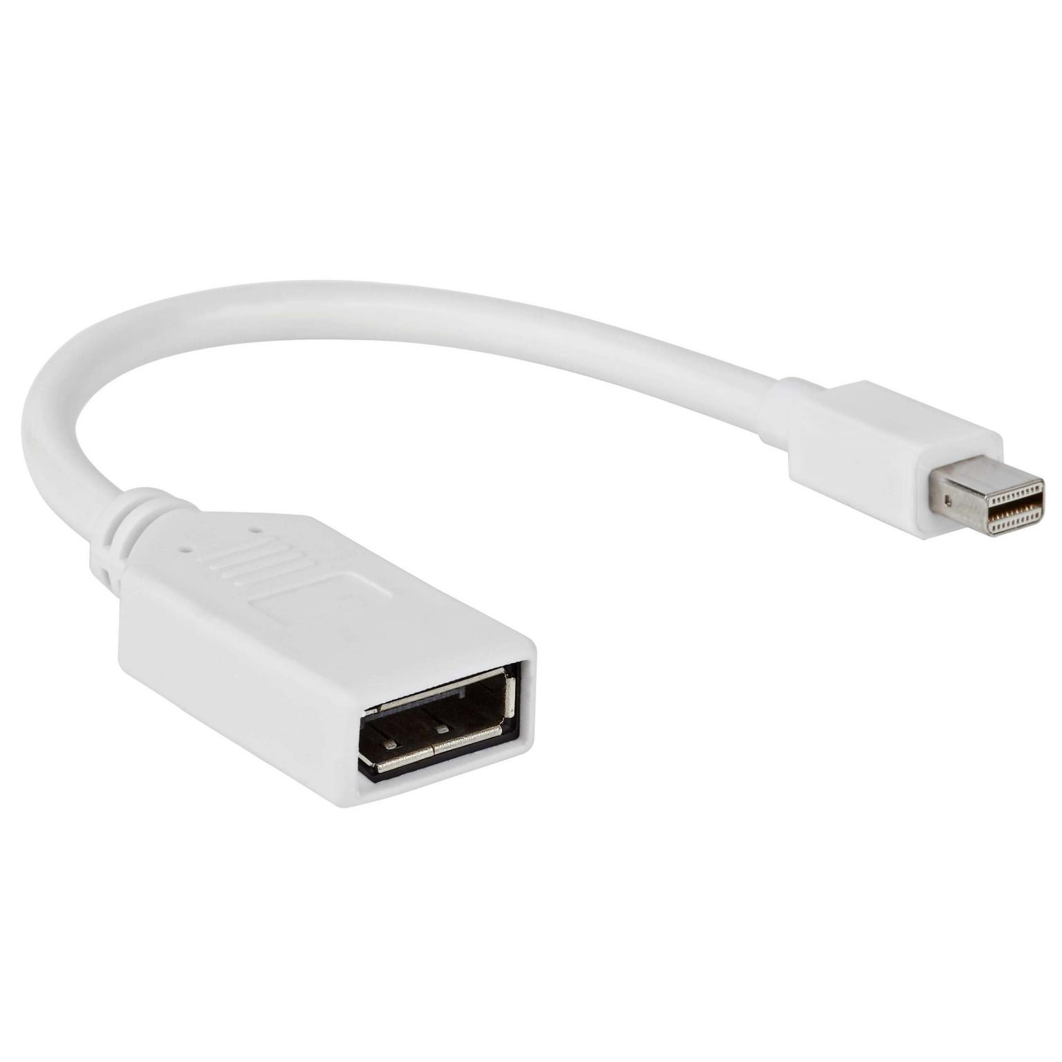 Adaptateur Mini DisplayPort Mâle vers DisplayPort Femelle