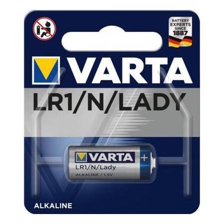 LR1 BATTERY - VARTA - Quantité : 1 pièces Marque : Varta Voltage : 1.55  Volts Système : Alcaline Code IEC : LR1