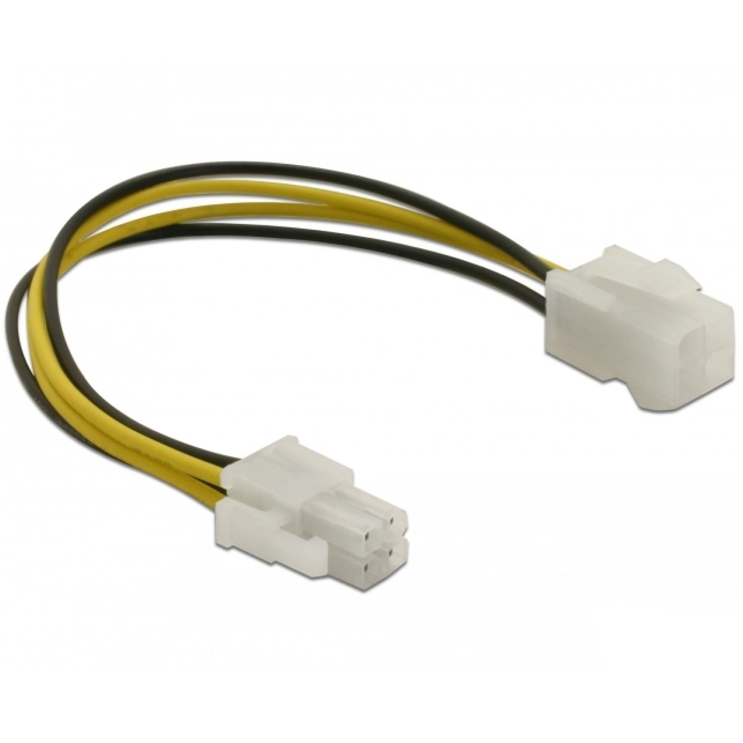 Adapter Kabel 4-pol P4 ATX-Buchse < 4-pol P4 ATX-Stecker