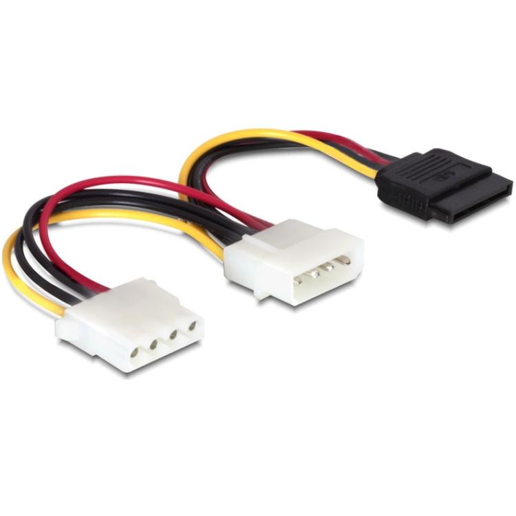 Molex naar SATA voedingskabel - Delock