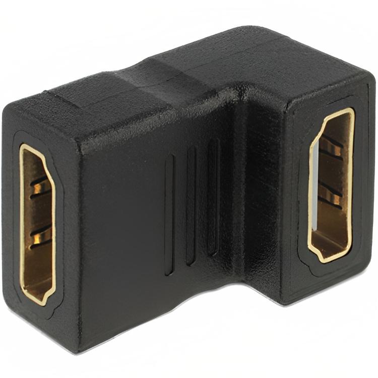HDMI A Koppelstuk 90 naar beneden