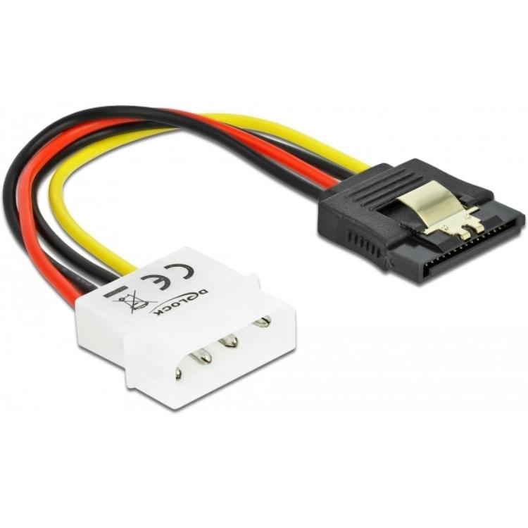 Molex naar SATA voedingskabel - Delock