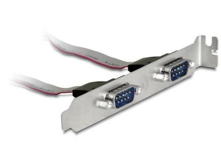 Slotplaat Seriële 2xPort - Delock