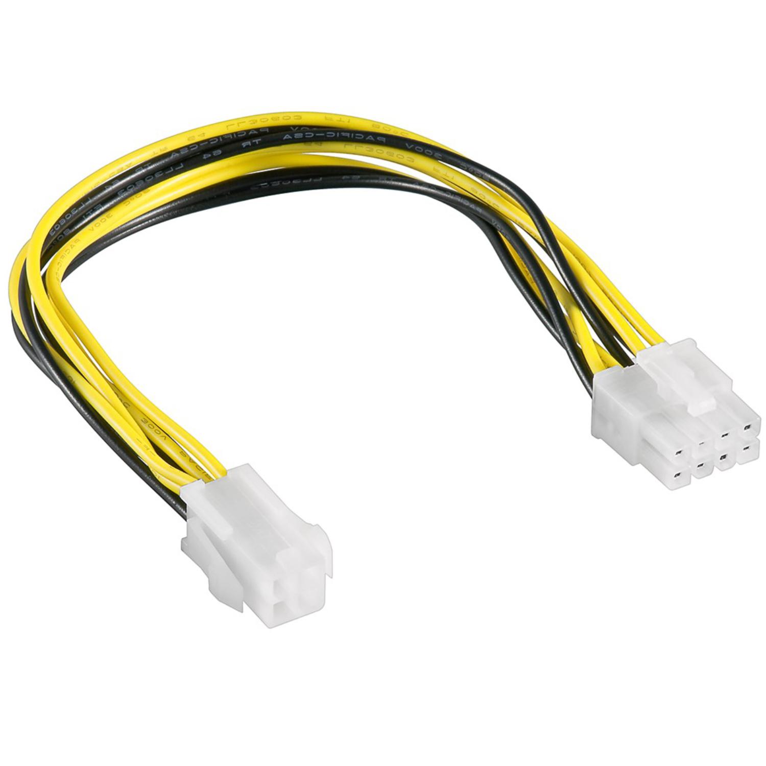 ATX 4p naar 8p EPS - naar P4 voedingskabel voor CPU- en moederbordvoeding