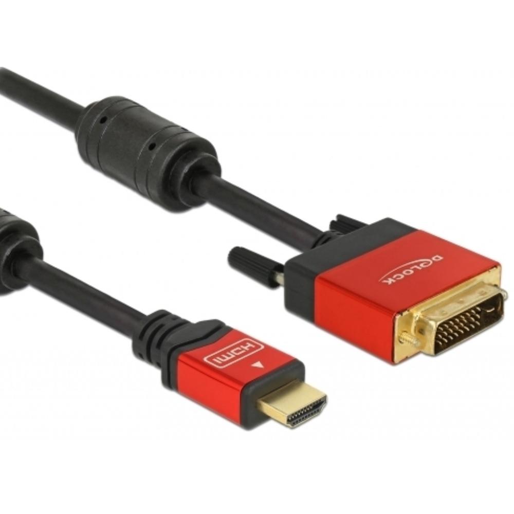 HDMI - DVI kabel - Professioneel - Delock