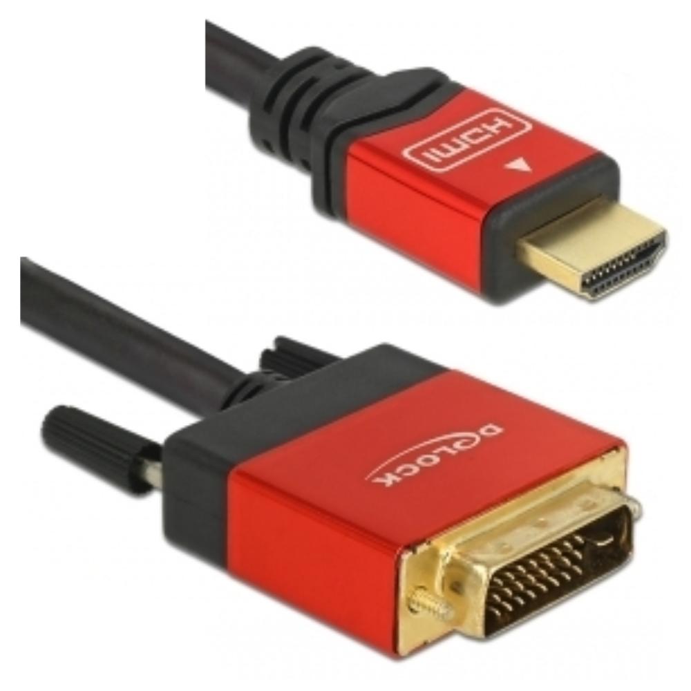 HDMI naar DVI kabels en verloopstekkers Allekabels.be