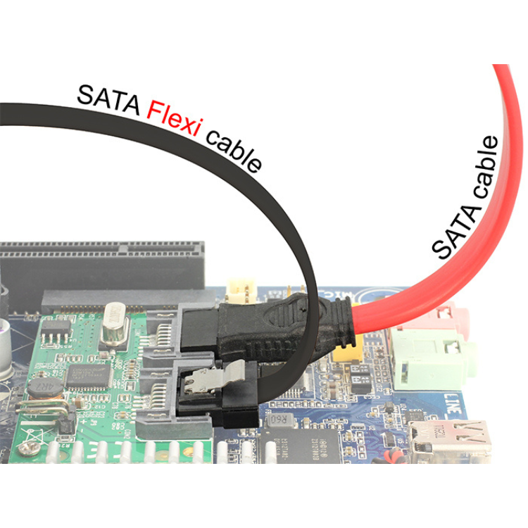 Sata Kabel 6 Gbps - Haaks - SATA kabel - Haaks - Professioneel, Extra