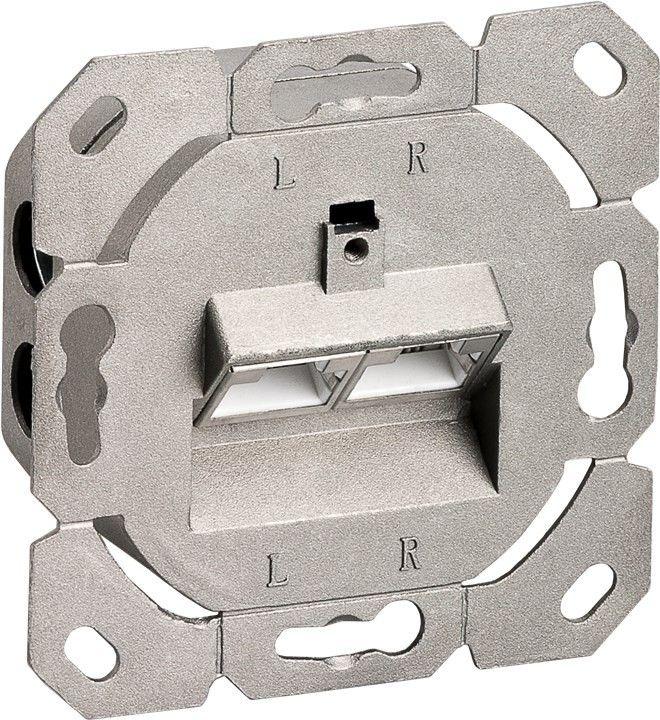 Cat 6a /Cat 7 wandcontactdoos - Wit - Allteq