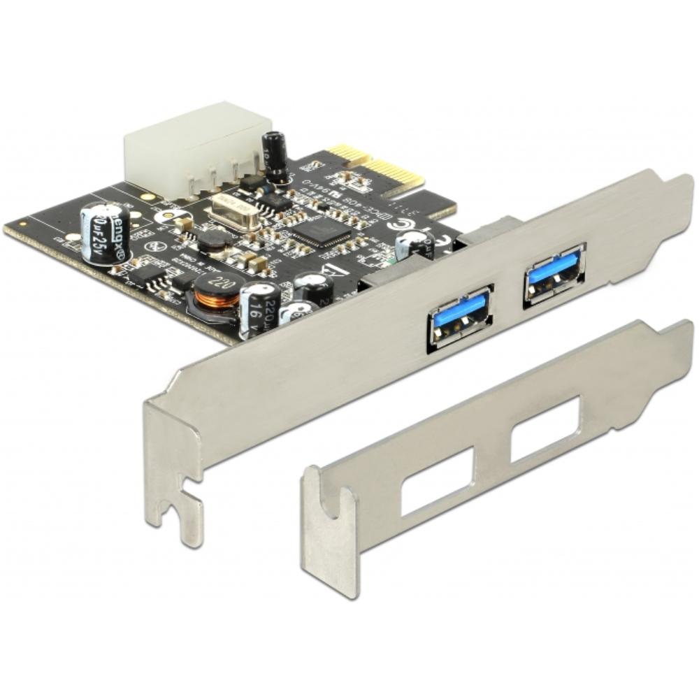 PCI Express Kaart 2x USB 3.2 Gen1