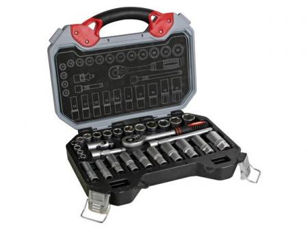 Dopsleutelset 3/8 - Perel