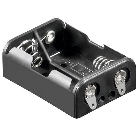 2x N batterij houder - Goobay