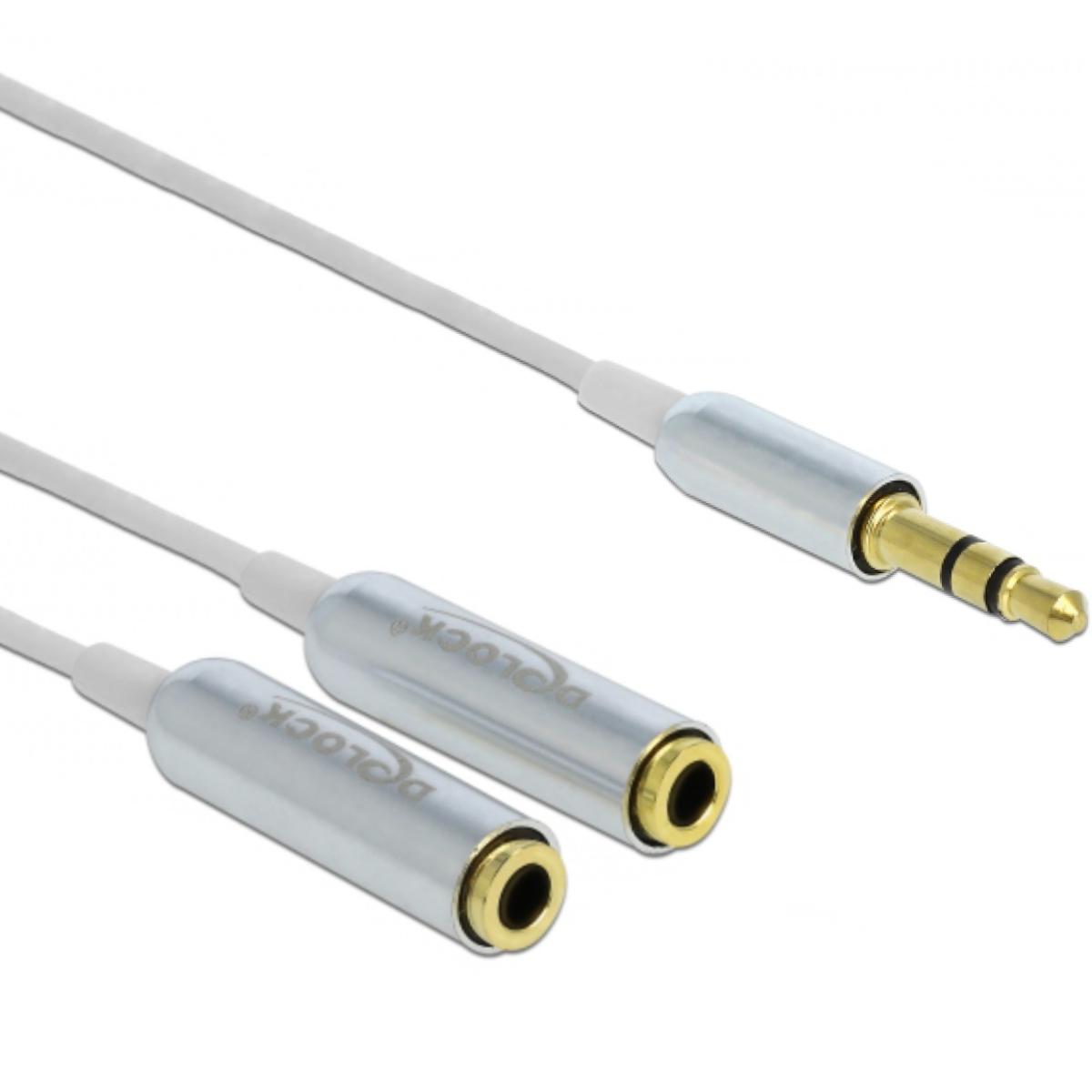 Jack splitter kabel - Delock