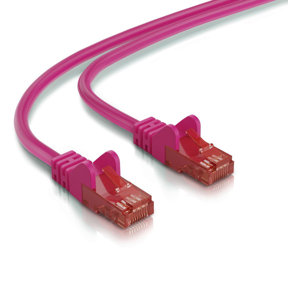 U/UTP Kabel - 30 meter - Roze - Allteq