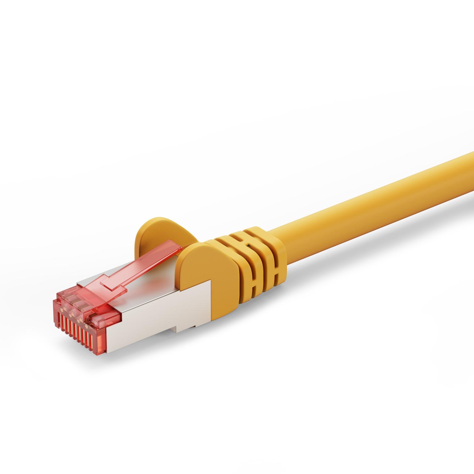 S/FTP kabel - 7.5 meter - Geel - Goobay