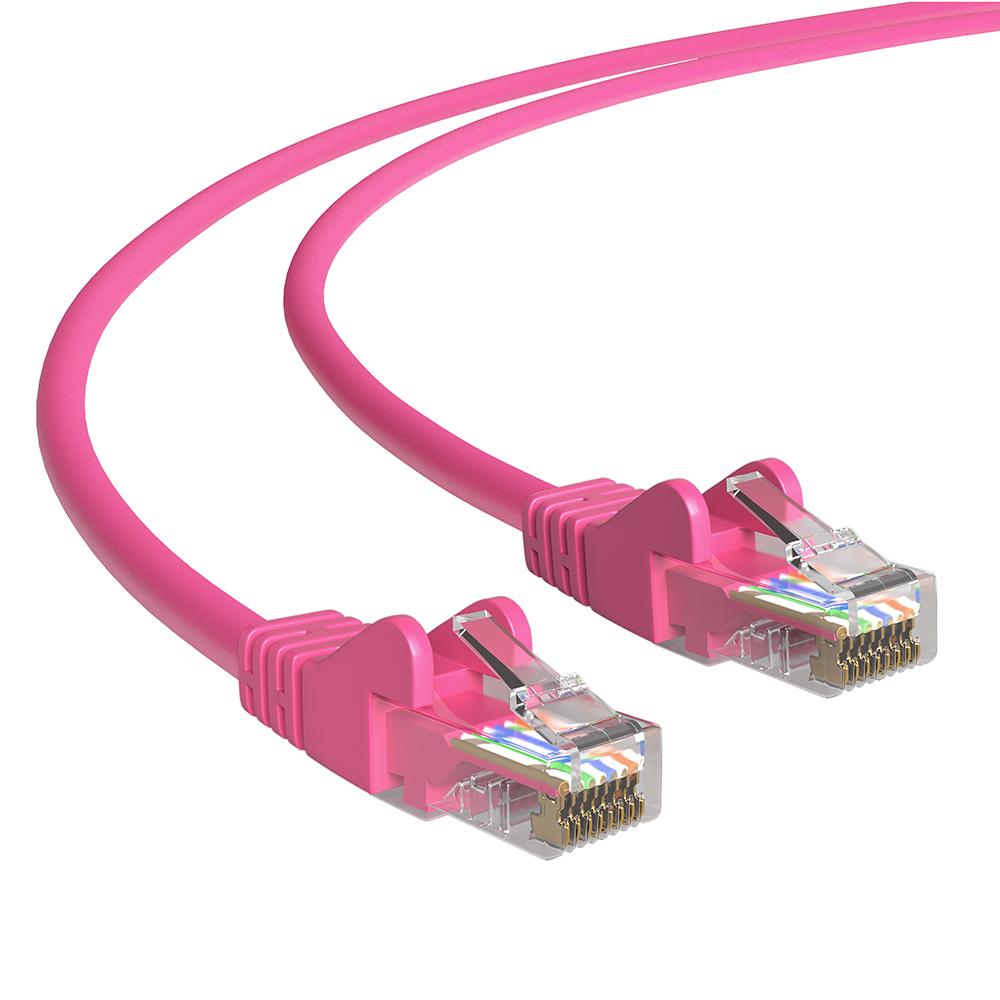 U/UTP Kabel - 0.5 meter - Roze - Allteq
