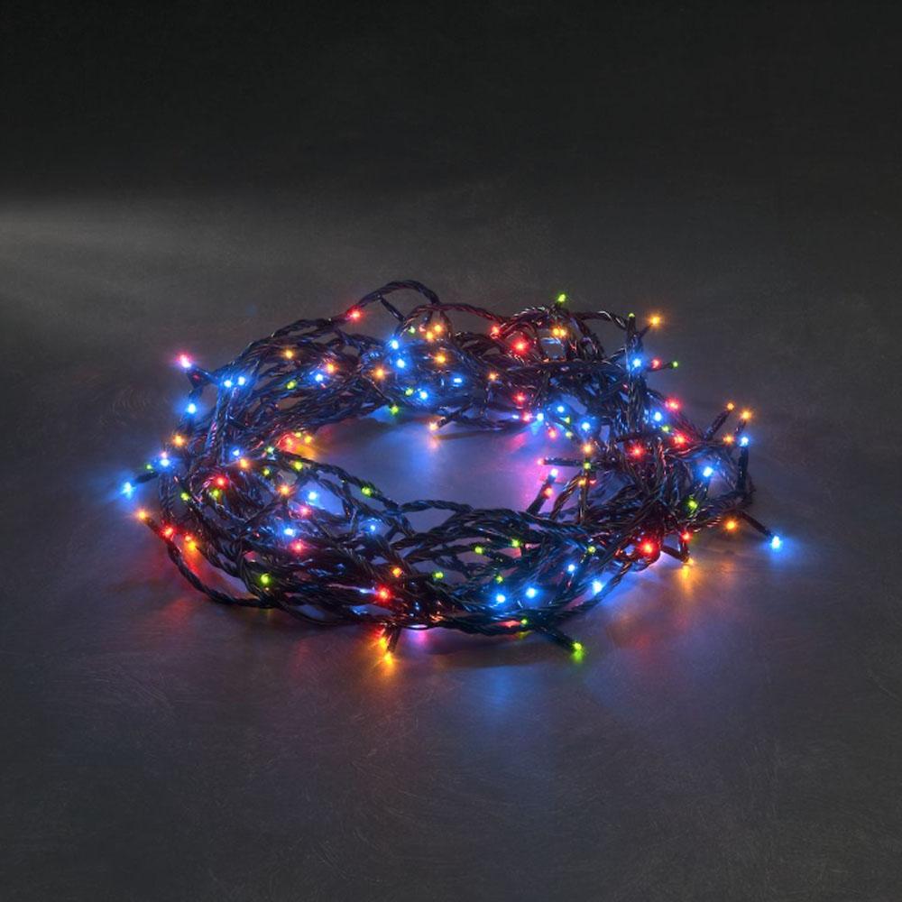 Clusterverlichting - led kerstverlichting buiten en binnen - 80 lampjes - 5.53 meter - multicolor