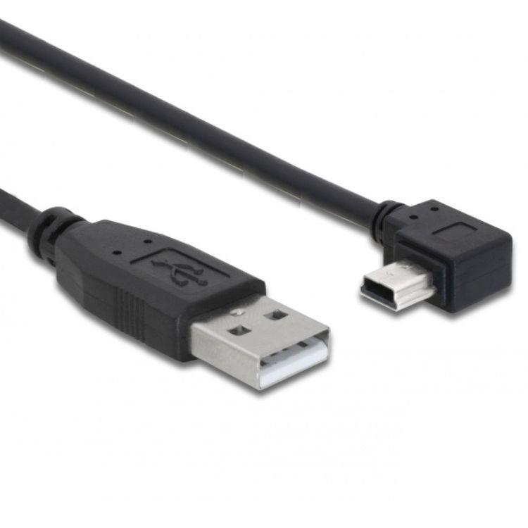Mini USB 2.0 Kabel - Haaks - Delock