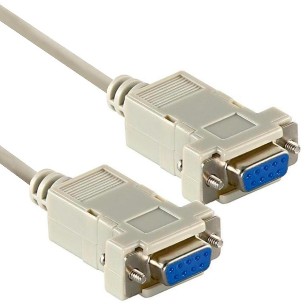 Seriële D-sub nullmodem kabel - Allteq