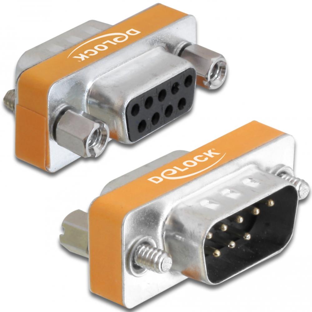 Seriële D-sub nullmodem koppelstuk - Delock