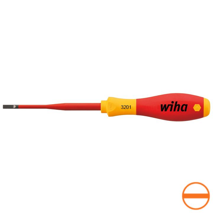 Platte schroevendraaier - 4,5mm (VDE) - Wiha