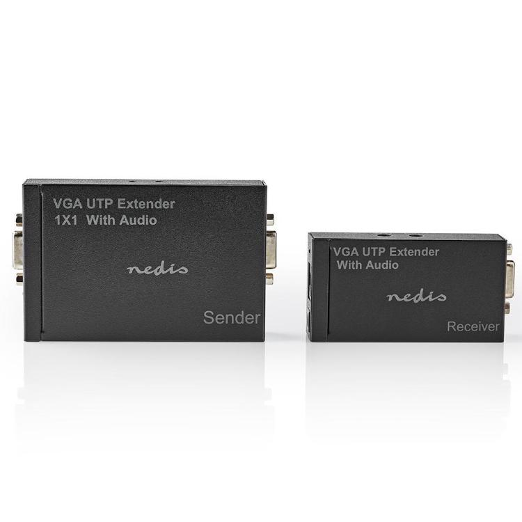 VGA en Audio verlenger Via UTP