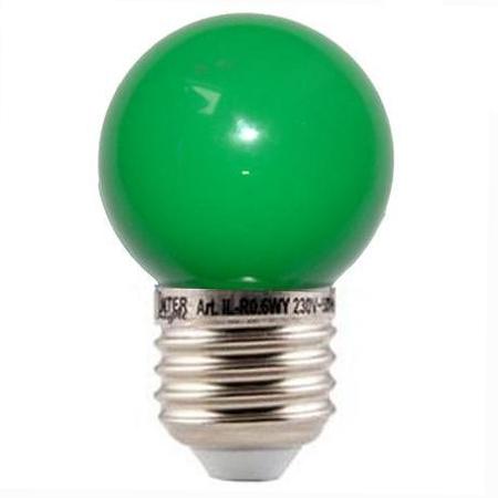 E27 led lamp Groen