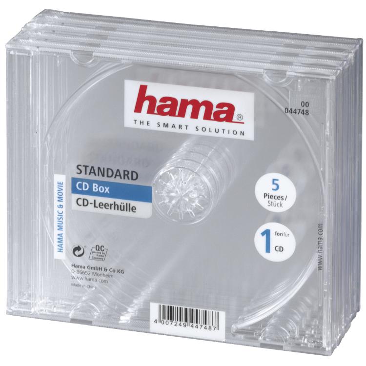 CD/DVD - 5 stuks - Hama