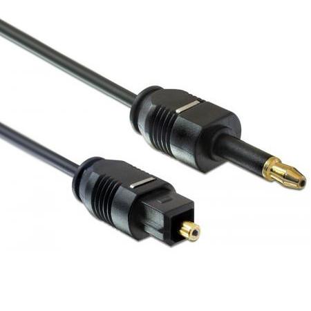 Cable optique audio numerique toslink vers mini toslink digital optical  spdif audio cable